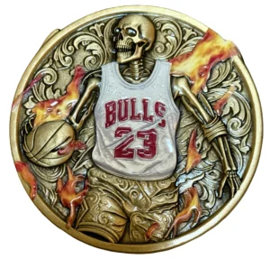 Chicago Bulls #23 Skeleton White Jersey Challenge Coin | Jordan-Era Bulls Basketball Collectible